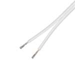 DELTACO – Kaiutinkaapeli, 2x2,5mm2, ei sis. liittimiä, täyskupariset johtimet, 100m rulla, valkoinen (MM-293)