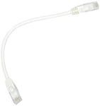 LINK Câble réseau Catégorie, 6 A, Non blindé UTP AWG24, Couleur Blanc halogène, 0,25 m