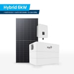 Set Hybrid 6kW + FoxESS Inverter H3-6.0-E + FoxESS CUBE 8.64kWh Energy Storage + 12x Jinko 450Wp