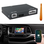 NAVIVOX Carplay Adaptateur sans Fil Carplay Kit de rénovation décodeur pour Toyota Touch2 et Entune2.0 2014-2019, Convient pour Tundra/4Runner/RAV4/Tacoma/Camry/Corolla/Avalon/Prius/Sienna/Highlander