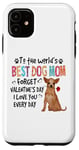 Coque pour iPhone 11 Chihuahua Best Dog Mom Valentines Day Funny Puppy Dogs