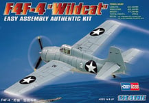 Hobbyboss Wildcat Échelle 1:72 F4F-4 Kit d'assemblage