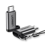 Ugreen USB Type C - micro USB -sovitin harmaa (50590).