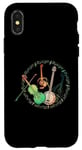 Coque pour iPhone X/XS Guitares Banjos Fiddle Mandoline Instrument de musique coloré