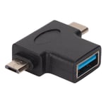 2 In 1 Otg Converter Type C Usb2.0 Micro Converter For Phone U Dis