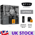 STR8 ORIGINAL GIFT SET EDT EAU De Toilette 50 ml Deodorant Body Spray 150 ml Box