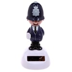 Puckator FF66 Policier Anglais Figurine Solaire Plastique Bleu Foncé/Noir/Rose/Gris 5,5 x 5 x 10,5 cm