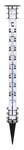 TFA Dostmann Thermomètre d'extérieur analogique JUMBO, 12.2002, avec piquet de terre, noir,