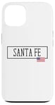 Coque pour iPhone 13 Santa Fe City, États-Unis, drapeau, État, voyages, États-Unis, Amérique, femmes, hommes