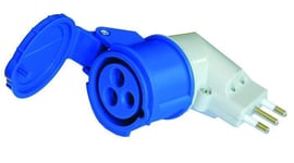 Adaptateur 90° Prise Italien À Prise Bleu Cee CBE R428-I camping car