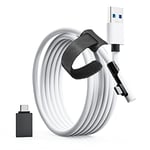 Tiergrade Link Cable 3M Compatible with Quest2/Pico 4, High Speed PC Data Transfer with 5Gbps, USB3.2 gen1 to USB C Cable Accessories for VR Headset and Gaming PC