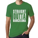 Homme Tee-Shirt Tout Droit Sorti De Barcelone - Straight Outta Barcelona - T-Shirt Graphique Éco-Responsable Vintage Cadeau Nouveauté