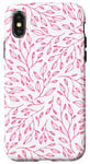 Coque pour iPhone X/XS Rose Simple Girly Floral Wildflower