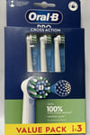 3 x Oral-B CrossAction Replacement Toothbrush Heads 3 Pack