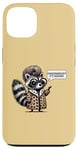 Coque pour iPhone 13 Fashion Icon Raccoon Fuhgeddaboudit Humor Design