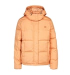 Levi's Womenss Levis Quinn Short Down Puffer Jacket in Peach - Size 16 UK