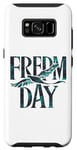 Coque pour Galaxy S8 T-shirt graphique Patriotic Freedom USA
