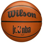 WILSON Ballon de Basket, JR NBA DRV, pour l'extérieur, caoutchouc, Taille : 4, marron