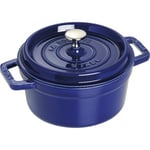 Staub La Cocotte Pata Pyöreä 22 cm, Tummansininen 40510-265-0