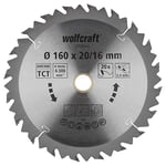 wolfcraft TC Circular Hand Saw Blade, Brown Series I 6733000 I Fast, Rough cuts