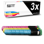 3X Cartridge XXL For Ricoh Aficio MP C-2550-SPF