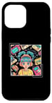 Coque pour iPhone 14 Plus Cyberpunk Girl Retro Vibes années 90 Fête à thème de la mode des années 90