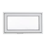 Uldal Vindu topphengslet 100x90 u-verdi 2,7 hvit karm 115 mm 2 lags glass 