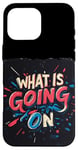 Coque pour iPhone 16 Pro Max Costume de discours Cool What is going on