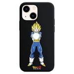 Personalaizer Coque pour iPhone 13 Mini Noir avec Un Design deDragon Ball Z Vegeta Energia