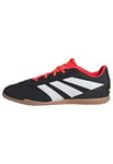 adidas Mixte Predator.4 in Sala Basket, Core Black/FTWR White/Solar Red, 45 1/3 EU