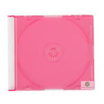 50 Single CD Jewel Case 5.2mm Spine Slim Pink Tray New Empty Replacement Cover