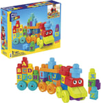 BLOKS First Builders Toddler Building Blocks Toy Set, ABC Learning Train with 6