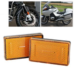 Auto Motorcycle Yellow Tail Brake Stop Marker Light Reflector Cover For K1200RS