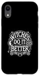 iPhone XR Witches Do It Better Moon Star Witch Pentacles Case