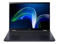 Acer TravelMate Spin P6 TMP614RN-52 - Conception inclinable - Intel Core i5 - 1135G7 / jusqu'à 4.2 GHz - Evo - Win 11 Pro - Carte graphique Intel Iris Xe - 16 Go RAM - 512 Go SSD NVMe - 14" IPS écran tactile 1920 x 1200 - Éthernet - Wi-Fi 6 - noir gala