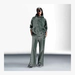 Nike Sweatpants Fleece High Waisted Wide-Leg - Grön Dam, storlek X-Small Tall