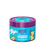 Aussie SOS Supercharged Hydration Scalp & Hair Mask, Soothe Dry Scalp and Rehydrate Extremely Dry, Thirsty Hair, 100 Hours of Hydration, Leave In Cream or Rinse Out, 500ml