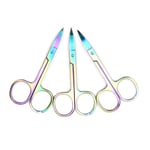 Protable Eyebrow Trimmer Scissors Shaver Knife Hair Remo