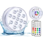 Poolbelysning LED med fjärrkontroll 2-Pack