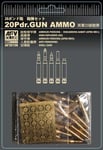 AFV Club AF35158 20 Pdr. Gun Ammo 1/35 GUN Hobby Plastic Model Kit NEW