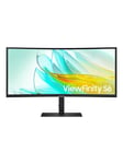 34" Samsung ViewFinity S6 S34C654UAU - S65UC Series - LED monitor - curved - 34" - 3440 x 1440 UWQHD @ 100 Hz