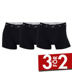 CR7 Cristiano Ronaldo Kalsonger 3P Bamboo Trunks Svart Medium Herr