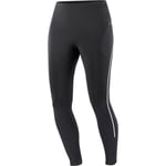 Salomon Women's Sense Aero Stow Tights Deep Black, L