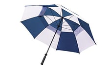 Parapluie de Golf Coupe-Vent de Luxe Longridge - Bleu Marine/Blanc