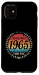 Coque pour iPhone 11 Véritable design d'anniversaire vintage en édition limitée 1965