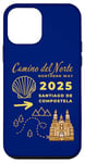 Coque pour iPhone 12 mini Camino Del Norte 2025 Saint-Jacques-de-Compostelle