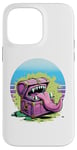 iPhone 14 Pro Max Monster chest sharp teeth long tongue horror fantasy monster Case