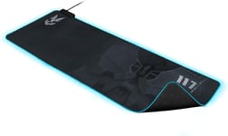 Goliathus Extended Chroma - Tapis de Souris Gaming XXL Extra Large et Doux avec éclairage RGB (Support de câble, Surface en Tissu, Bord matelassé) Halo Infinite Ed.