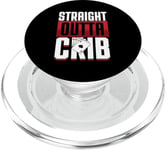 Cribbage Board Game Straight Outta Crib Cribbage Player PopSockets PopGrip for MagSafe