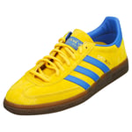 adidas Handball Spezial Mens Yellow Blue Casual Trainers - 10 UK